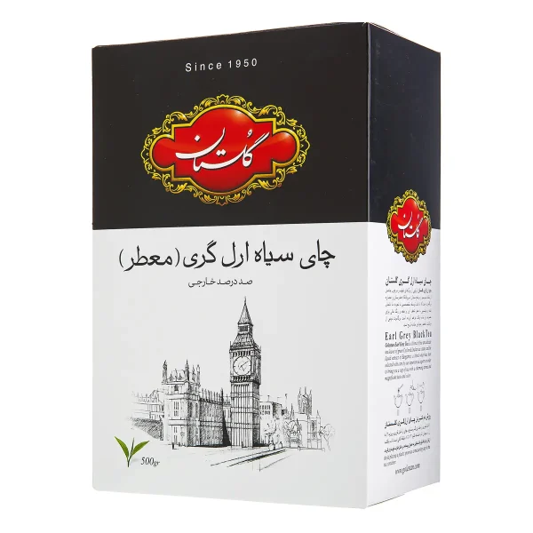 گلستان چای سیاه با طعم ارل گری ۵۰۰ گرم