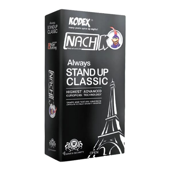 کاندوم کدکس مدل Stand Up Classic بسته ۱۲ عددی
