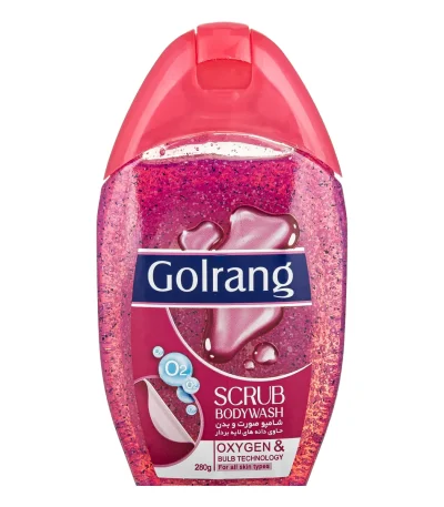 شامپو صورت و بدن گلرنگ صورتی ۲۸۰ گرم