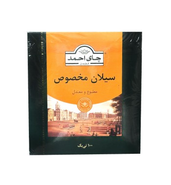 احمد چای سیلان مخصوص کیسه 100 عددی