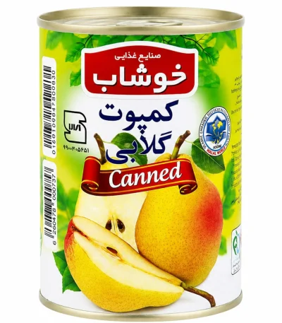خوشاب کمپوت گلابی ۳۵۰ گرم