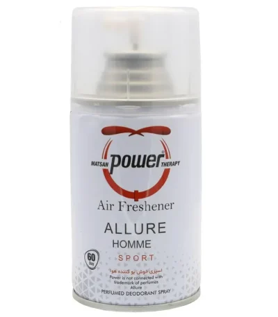 اسپری خوشبو کننده هوا پاور مدل Allure Homme Sport حجم 260 میلی‌لیتر
