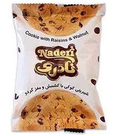 نادری کوکی با مغز گردو و کشمش 40 گرم