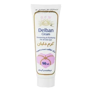 دلبان کرم مرطوب‌کننده دست و صورت ۹۰ میلی‌لیتر