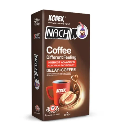 کاندوم تاخیری کدکس مدل Coffee بسته ۱۲ عددی