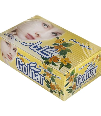 گلنار صابون حمام زرد 6 عددی