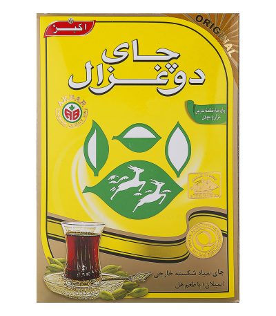 دوغزال چای سیاه با طعم هل ۵۰۰ گرم
