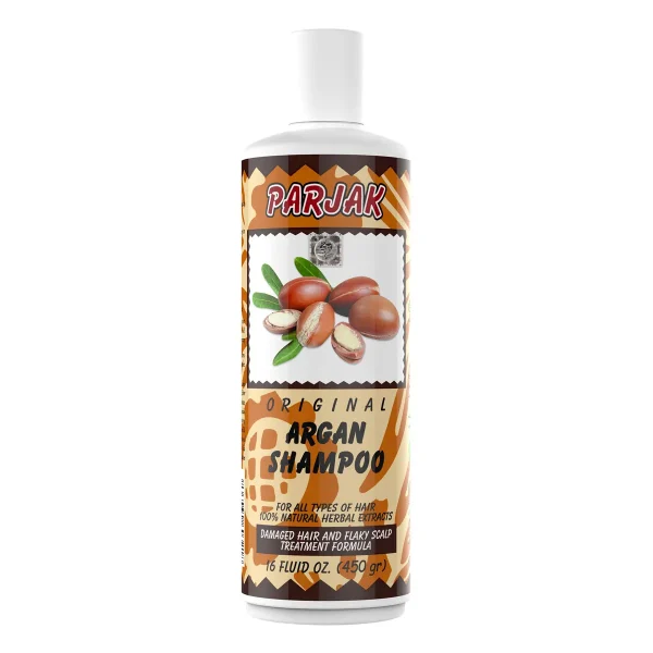 پرژک شامپو حاوی روغن طبیعی آرگان ۴۵۰ گرم