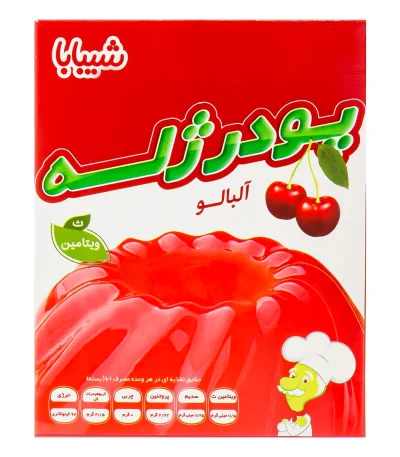 پودر ژله آلبالو شیبابا ۱۰۰ گرم