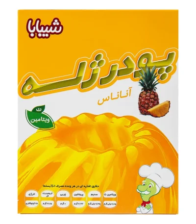 پودر ژله آناناس شیبابا ۱۰۰ گرم