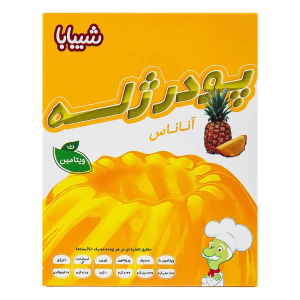 پودر ژله آناناس شیبابا ۱۰۰ گرم