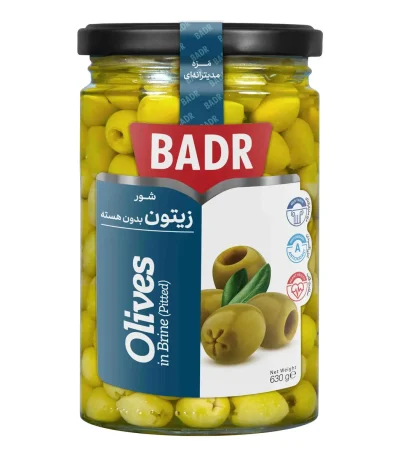 بدر زیتون بدون هسته ۶۳۰ گرم