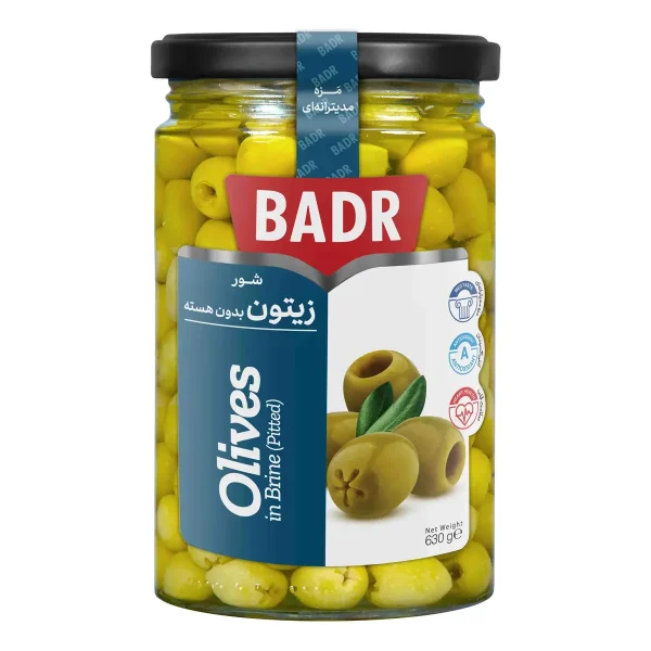 بدر زیتون بدون هسته ۶۳۰ گرم