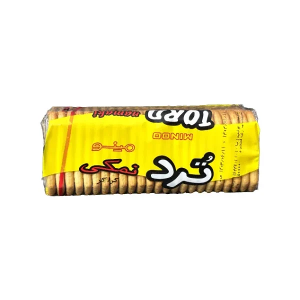مینو بیسکویت ترد نمکی ۱۲۰ گرم