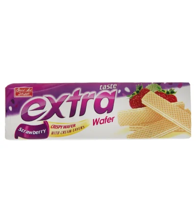 شیرین عسل ویفر اکسترا توت‌فرنگی ۶۰ گرم