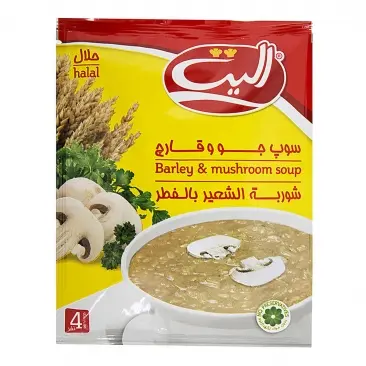 الیت سوپ جو و قارچ 75 گرم