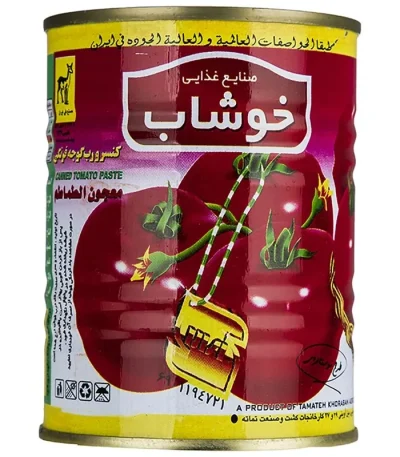خوشاب کنسرو رب گوجه‌فرنگی ۸۰۰ گرم