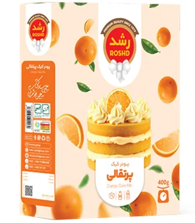 رشد پودر کیک پرتقالی ۴۰۰ گرم