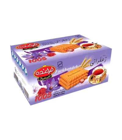 فرخنده بیسکویت زعفرانی ۸۵۰ گرم