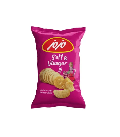 مزمز چیپس سرکه نمکی ۶۰ گرم