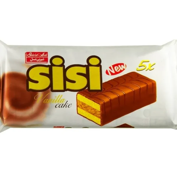 شیرین عسل کیک اسفنجی روکش کاکائویی 150 گرم