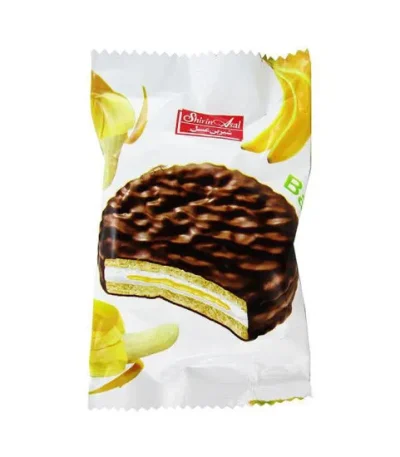 بیسکویت ساندویچی موزی شیرین عسل ۲۵ گرم