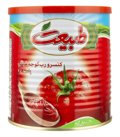 طبیعت کنسرو رب گوجه‌فرنگی ۸۰۰ گرم