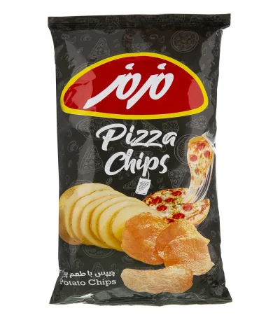 مزمز چیپس طعم پیتزا ۶۰ گرم