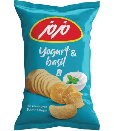 مزمز چیپس ماست و ریحون ۶۰ گرم