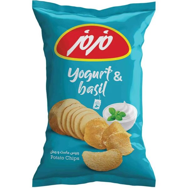 مزمز چیپس ماست و ریحون ۶۰ گرم