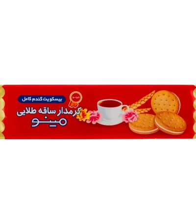 مینو بیسکویت کرمدار ساقه طلایی ۱۹۲ گرم