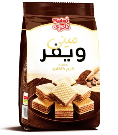 نادری مینی ویفر کاکائویی ۹۰ گرم