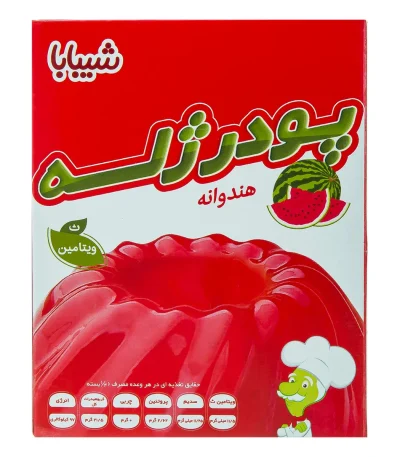 پودر ژله هندوانه شیبابا ۱۰۰ گرم