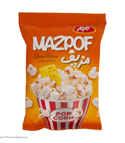 مزمز پاپ‌کورن پنیری ۶۲ گرم