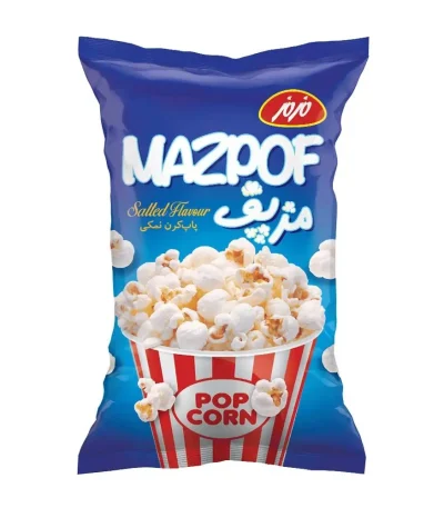 مزمز پاپ‌کورن نمکی ۶۲ گرم