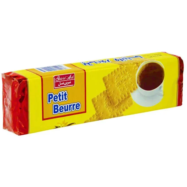 شیرین عسل بیسکویت پتی بور وانیلی ۱۲۵ گرم