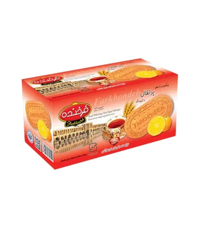 فرخنده بیسکویت با طعم پرتقال و تزیین شکر ۹۰۰ گرم