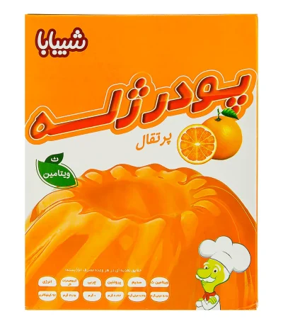 پودر ژله پرتقال شیبابا ۱۰۰ گرم