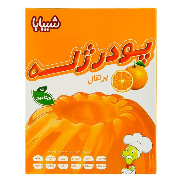 پودر ژله پرتقال شیبابا ۱۰۰ گرم