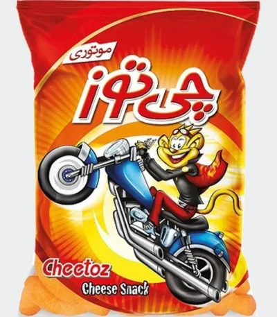 چی‌توز اسنک پنیری موتوری ۶۰ گرم