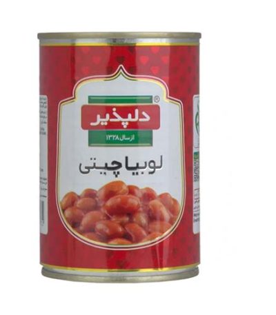 دلپذیر کنسرو لوبیا چیتی ۴۲۰ گرم