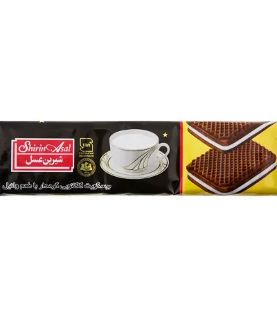 شیرین عسل بیسکویت کرمدار کاکائویی ۱۲۰ گرم
