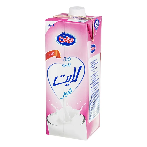 میهن شیر کم‌چرب لایت ۱ لیتر