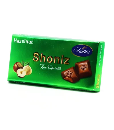 شونیز شکلات شیری با مغز فندق ۱۰۰ گرم