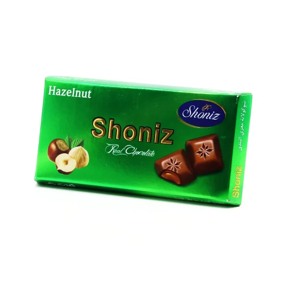 شونیز شکلات شیری با مغز فندق ۱۰۰ گرم