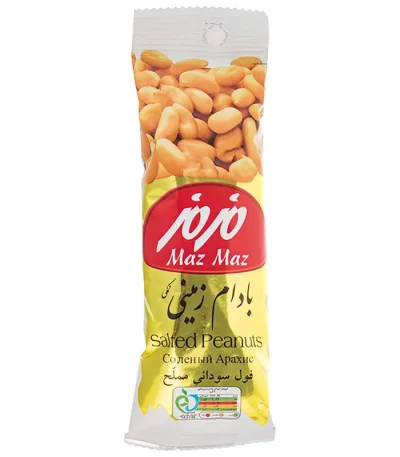 بادام زمینی نمکی مزمز ۴۰ گرم
