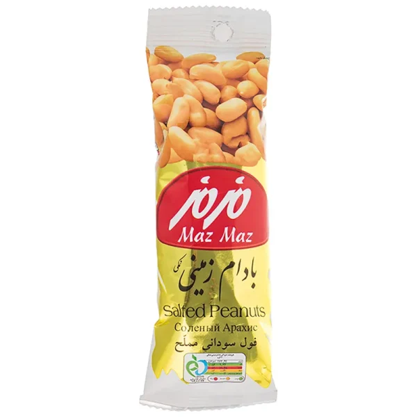 بادام زمینی نمکی مزمز ۴۰ گرم