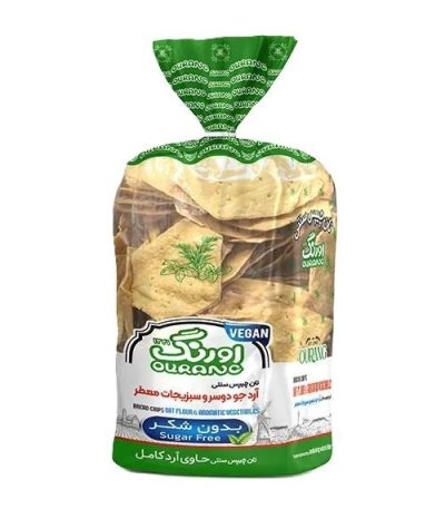 اورنگ نان چیپسی آرد جودوسر و سبزیجات