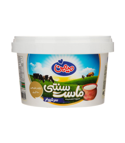 میهن ماست سنتی ۹۰۰ گرم سرشیردار