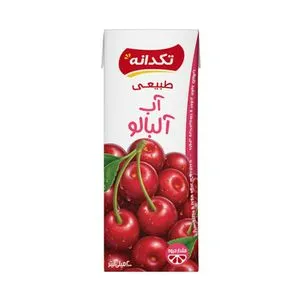 تکدانه آبمیوه طبیعی آلبالو ۲۰۰ میلی‌لیتر